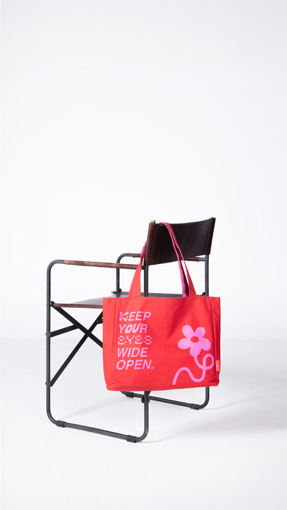 EYES WIDE OPEN Tote Bag